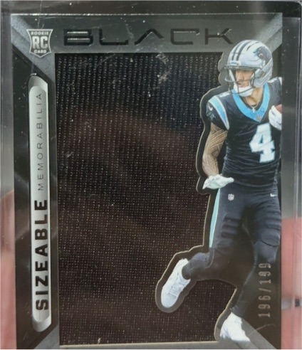 2025 Panini Black Sizeable Memorabilia #SIZ-TSH Tyler Shough — front