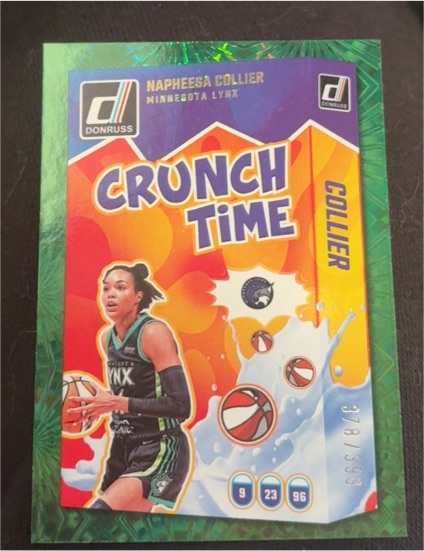 2025 Donruss WNBA Crunch Time #18 Napheesa Collier — front