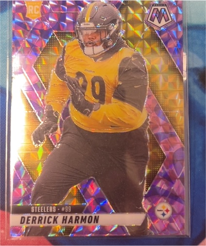2025 Panini Mosaic #327 Derrick Harmon — front