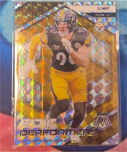 2022 Panini Mosaic #90 T.J. Watt — front