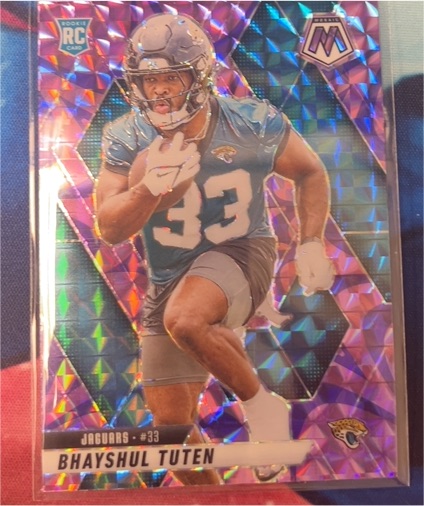 2025 Panini Mosaic #385 Bhayshul Tuten — front