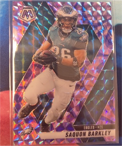 2025 Panini Mosaic #212 Saquon Barkley — front