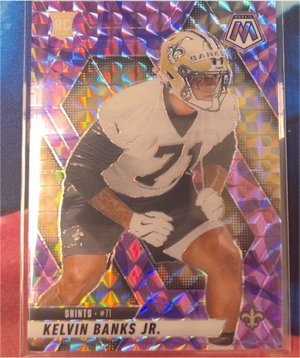 2025 Panini Mosaic #338 Kelvin Banks Jr. — front
