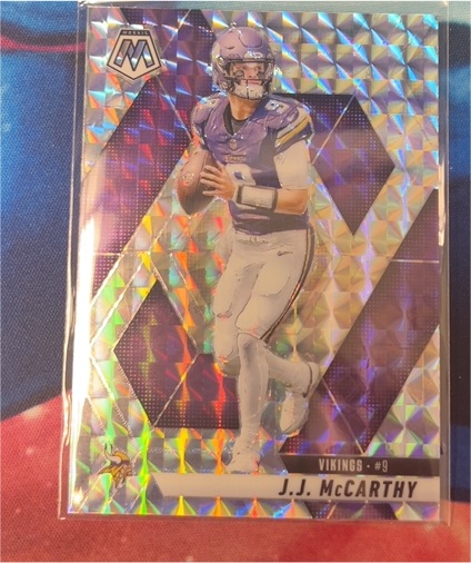 2025 Panini Mosaic #9 J.J. McCarthy — front
