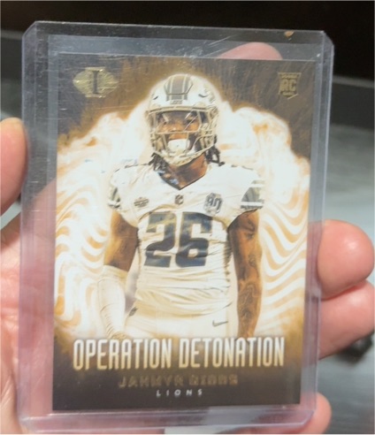 2023 Panini Illusions #20 Jahmyr Gibbs Operation Detonation — front