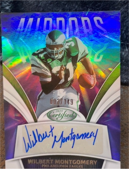 2025 Panini Certified Mirror Signatures #MS-WMO Wilbert Montgomery — front