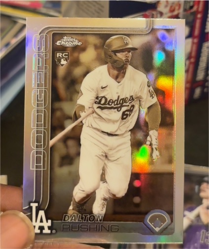 2025 Topps Chrome Update #USC129 Dalton Rushing — front