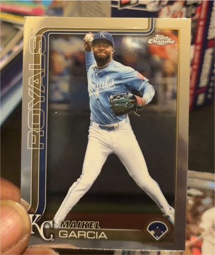 2025 Topps Chrome Update #USC70 Maikel Garcia — front