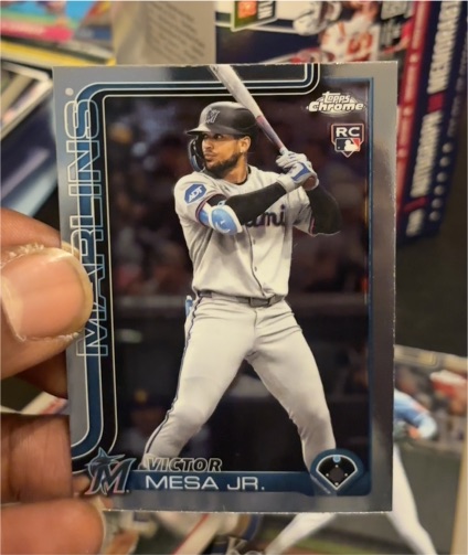 2025 Topps Chrome Update #USC4 Victor Mesa Jr. — front