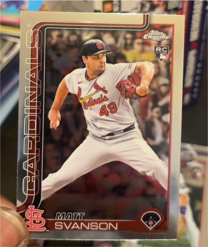 2025 Topps Chrome Update #USC5 Matt Svanson — front