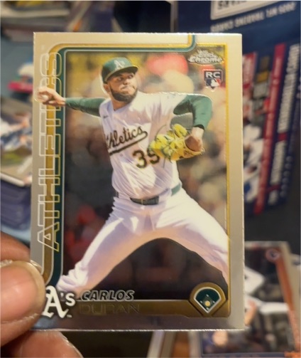 2025 Topps Update Series #US104 Carlos Duran — front