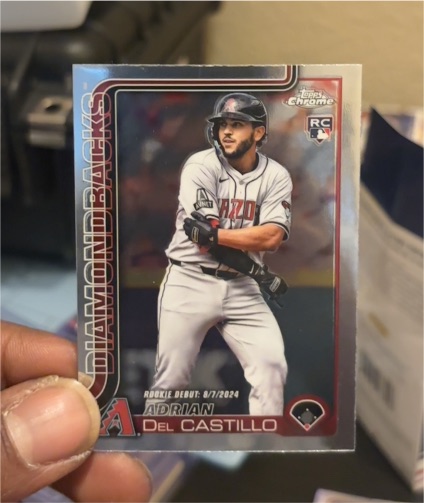 2025 Topps Chrome Update #USC92 Adrian Del Castillo — front