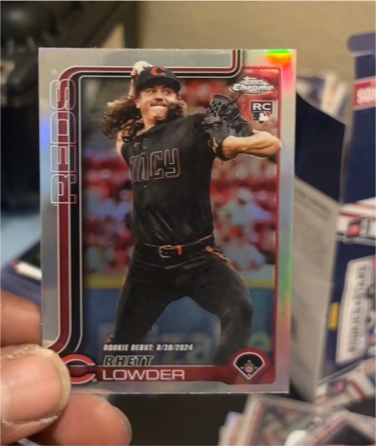 2025 Topps Chrome Update #USC110 Rhett Lowder — front