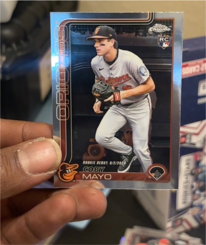 2025 Topps Chrome Update #USC94 Coby Mayo — front