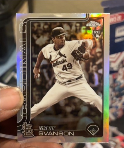 2025 Topps Chrome Update Series #USC5 Matt Svanson — front