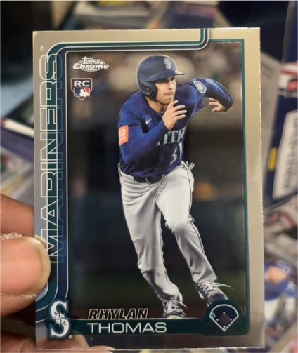 2025 Topps Chrome Update #USC185 Rhylan Thomas — front