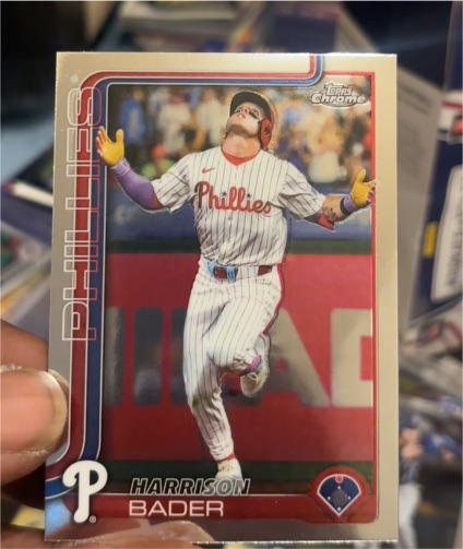 2025 Topps Chrome Update Series #USC32 Harrison Bader — front