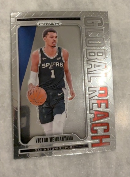 2024-25 Panini Prizm #9 Victor Wembanyama Global Reach — front