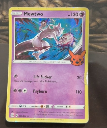 2022 Pokémon #056 Mewtwo — front