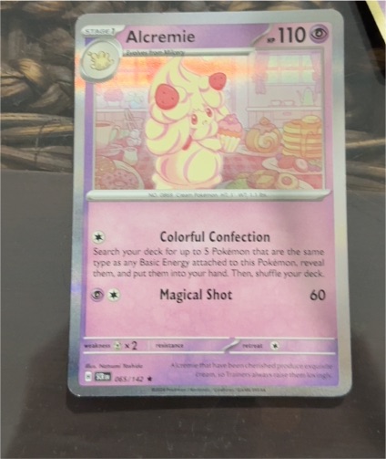 2023 Pokémon Scarlet & Violet Sv07: Stellar Crown #065 Alcremie — front