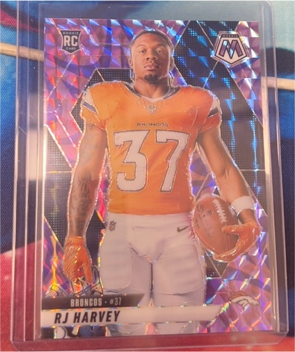 2025 Panini Mosaic #284 RJ Harvey — front