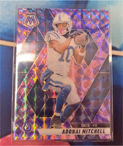 2025 Panini Mosaic #10 Adonai Mitchell — front