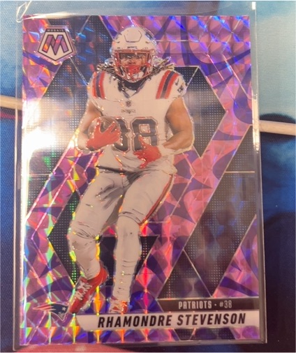 2025 Panini Mosaic #196 Rhamondre Stevenson — front