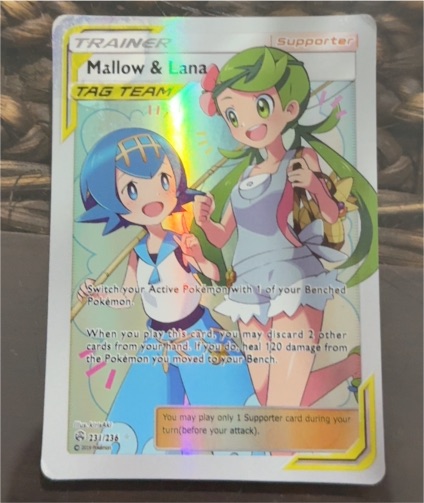 2019 Pokémon Sun & Moon #231 Mallow & Lana — front