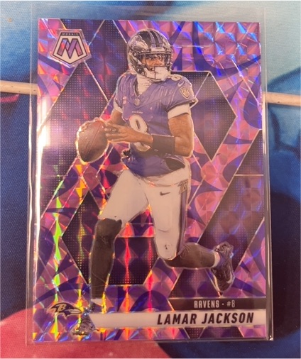 2025 Panini Mosaic #8 Lamar Jackson — front