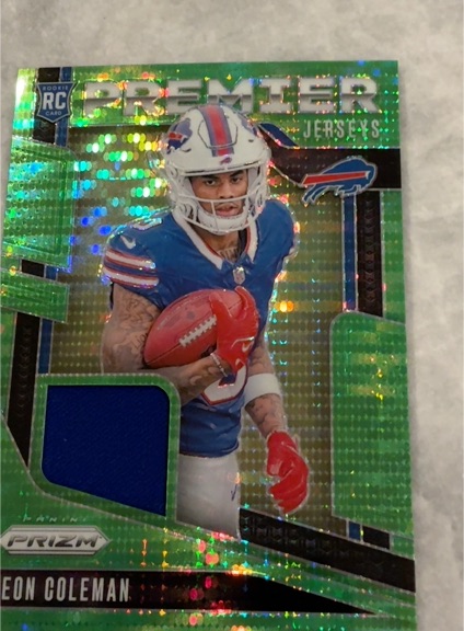 2024 Panini Prizm Premier Jerseys #PJ-KCN Keon Coleman — front