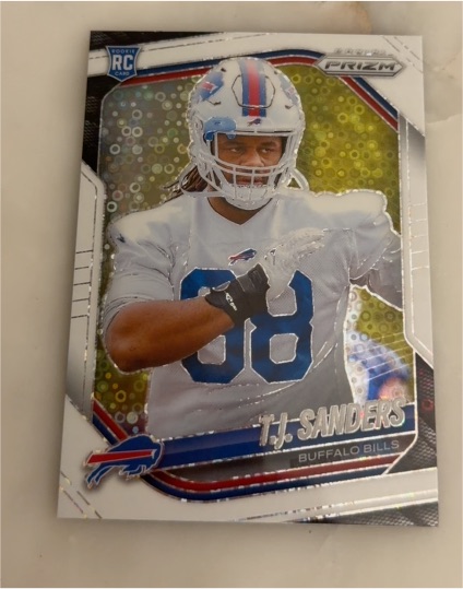 2025 Panini Prizm #338 T.J. Sanders — front