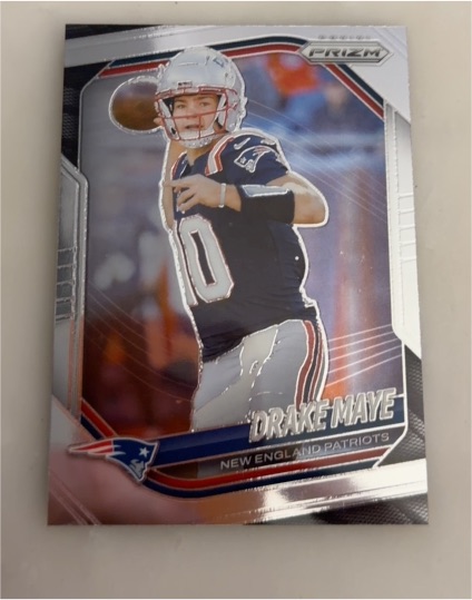 2025 Panini Prizm #165 Drake Maye — front