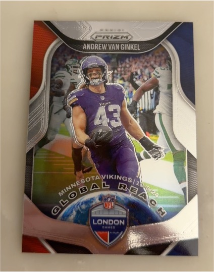 2025 Panini Prizm #3 Andrew Van Ginkel Global Reach — front