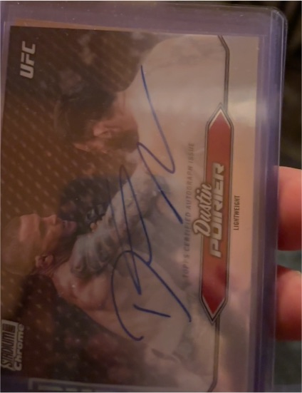 2025 Topps Stadium Club UFC #138 Dustin Poirier — front