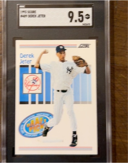 1993 Score #489 Derek Jeter Rookie Card — front