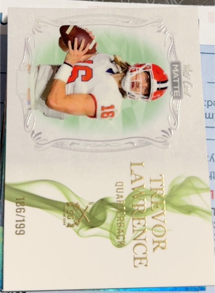 2021 Wild Card Matte #MSG-1 Trevor Lawrence — front