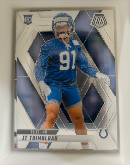 2025 Panini Mosaic #387 JT Tuimoloau — front