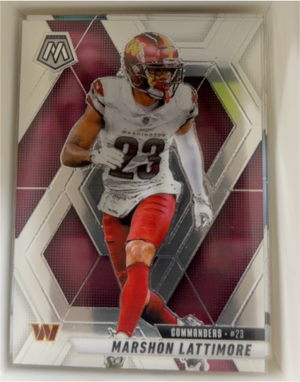 2025 Panini Mosaic #7 Marshon Lattimore — front