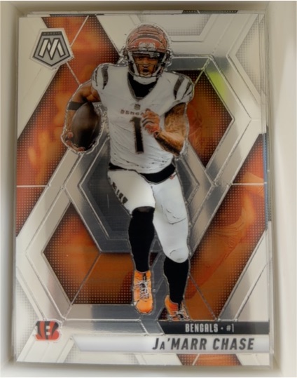 2025 Panini Mosaic Prizm Silver #11 Ja'Marr Chase — front