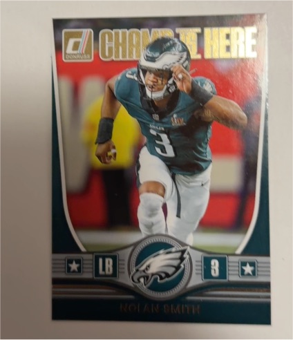 2025 Donruss #CIH-NSH Nolan Smith Champ is Here — front