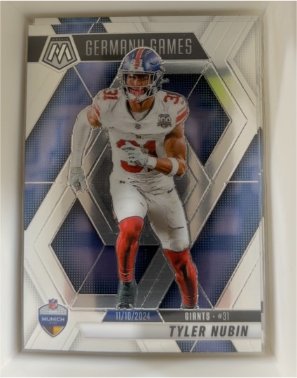 2025 Panini Mosaic Germany Games #261 Tyler Nubin — front