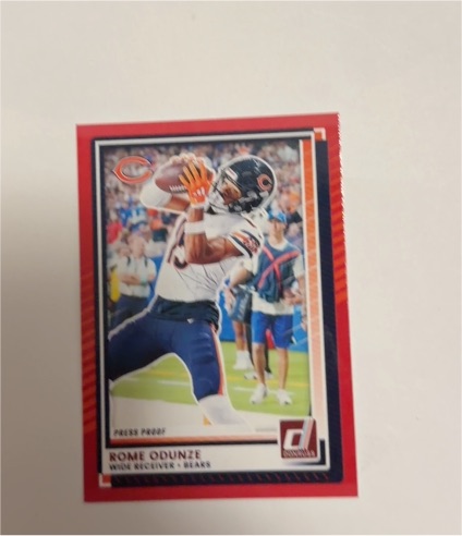 2025 Donruss #222 Rome Odunze — front