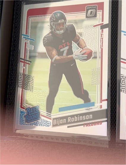 2023 Donruss Optic #206 Bijan Robinson — front