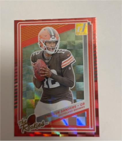 2025 Panini Donruss #5 Shedeur Sanders The Rookies — front