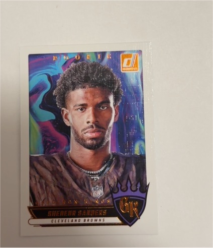 2025 Panini Donruss Gridiron Kings #RGK-SSS Shedeur Sanders — front