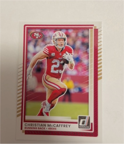 2025 Panini Donruss #161 Christian McCaffrey — front