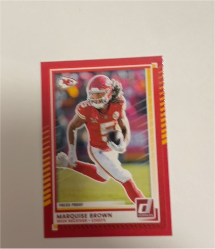 2025 Panini Donruss #122 Marquise Brown — front