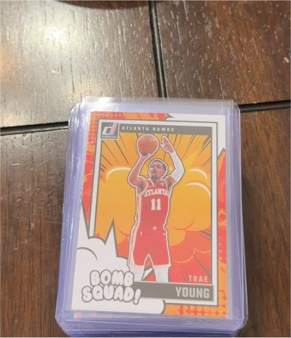 2024-25 Panini Donruss #10 Trae Young Bomb Squad — front