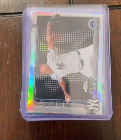2025 Topps Series 1 #187 Gerrit Cole — front