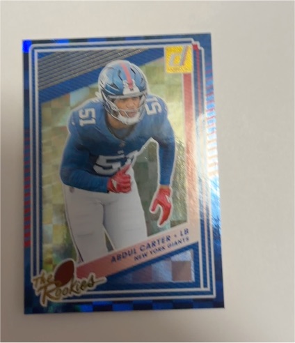 2025 Panini Donruss The Rookies #4 Abdul Carter — front